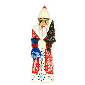  GreatRussianGifts Ded Moroz hand carved wooden figurine 