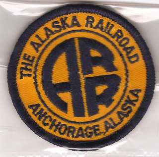 Alaska Railroad Patch RR Train Railway RR 2 1/2 Inch  
