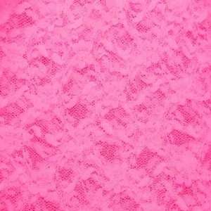 Nylon Stretch Lace Fabric Neon Pink: Home & Kitchen