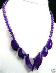 Royal purple Amethyst necklace 18  