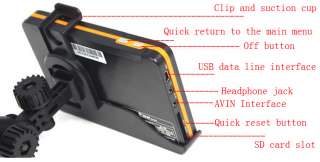   inch portable car GPS navigation device E Road route upgrade Free map