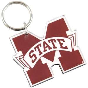Mississippi State Bulldogs High Definition Team Logo Key Ring:  