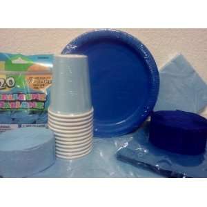 All Occasion Party Package ~ Shades of Blue ~ Dinner Plates, Table 
