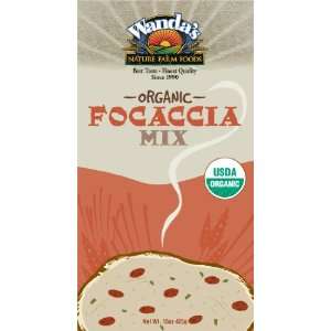 Organic Focaccia Mix with Dried Tomatoes and Garlic  