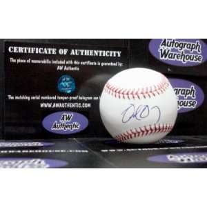  Delmon Young Autographed Baseball
