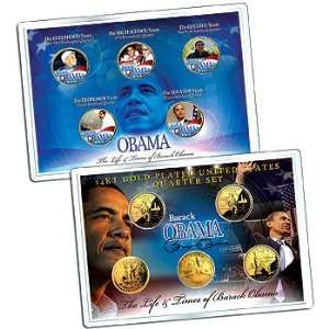  Life And Times Of Barack Obama Coin Set 
