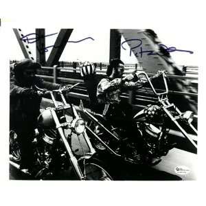 Dennis Hopper and Peter Fonda Autographed/Hand Signed Easy Rider 