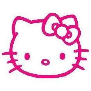  1 X Hello Kitty Racing Car Decal Sticker (New) Pink Size 