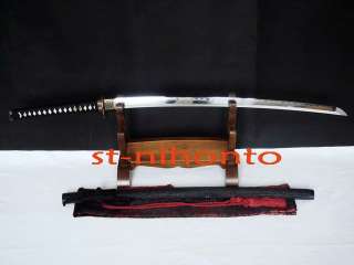   japanese sword shihozume blade demon tsuba shark skin sheath  