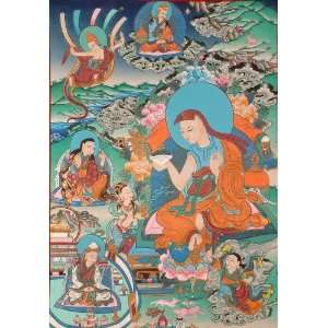 as Monk Indrasena (The Manifestations of Guru Padmasambhava)   Tibetan 