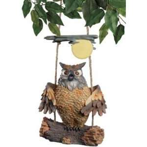  Xoticbrands Owl Tree Home Garden Statue Sculpture Figurine 
