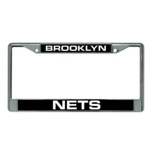  Brooklyn Nets Laser Chrome License Plate Frame Sports 