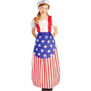  Childs Betsy Ross Dress Costume (Size Small 4 6) Toys 