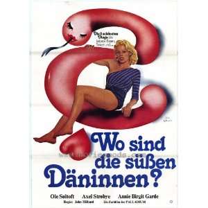  Bedroom Mazurka (1970) 27 x 40 Movie Poster German Style A 