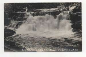 1954 Rare Photo Postcard GRANVILLE MA HUBBARD RIVER  