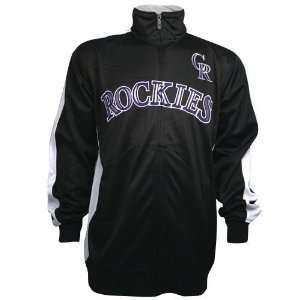    Colorado Rockies Pro Track Jacket (Black): Sports & Outdoors