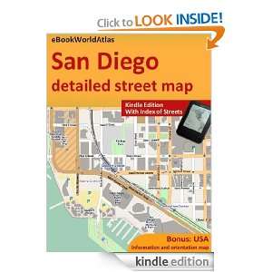 Map of San Diego (USA) [Kindle Edition]