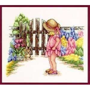    Little Girl, Cross Stitch from Bobbie G: Arts, Crafts & Sewing