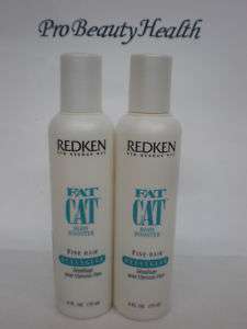 REDKEN FAT CAT Detangler Fine Hair 6 oz 2 bottles  