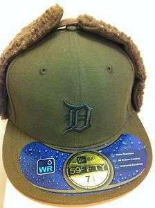 Detroit Tigers Basic Dog Ear Chocolate Brown 59FIFTY NWT  