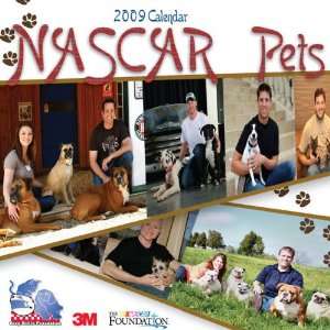  NASCAR Pets 2009 12x12 Wall Calendar