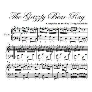   : Grizzly Bear Rag Big Note Piano Sheet Music: George Botsford: Books