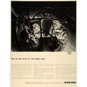  1942 Ad Boeing Flying Fortress Milky Way World War II 