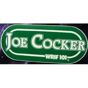  WRIF FM Detroit Joe Cocker Bumper Sticker: Everything Else