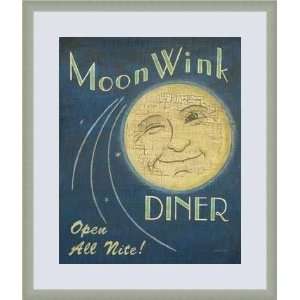  Moon Wink by Louise Max   Framed Artwork