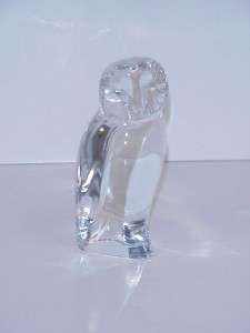 baccarat crystal owl figurine