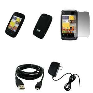  Cover Case + Screen Protector + Home Wall Charger + USB Data Cable 