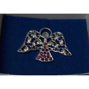  Heavenly Angel Birthstone Tac Pin February Arts, Crafts 