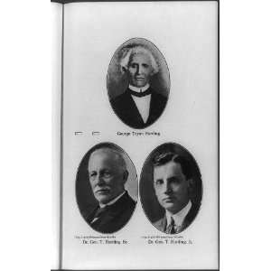  George Tryon Harding,Dr. George T. Harding,Sr.,Dr. George 