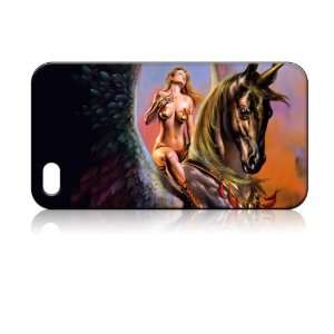 Boris Vallejo paintings Mystical Unicorn Hard Case Skin for Iphone 4 