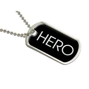  Hero   Military Dog Tag Luggage Keychain: Automotive