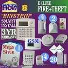 Home House Security Alarm System Deluxe Fire & Burglary