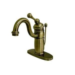   Lavatory Faucet with Brass Pop up Drain KB1403BL, Vint