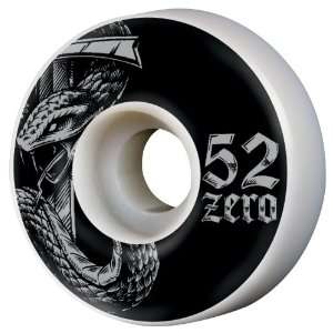  Zero Motorbreath Snake Skateboard Wheels   52mm (set of 4 