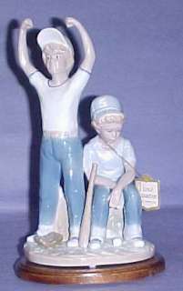 1989 Paul Sebastian Fine Porcelain Figurine   Homerun  