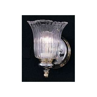  Murray Feiss VS4201 PB/CH flower glass Bath / Vanity Light 