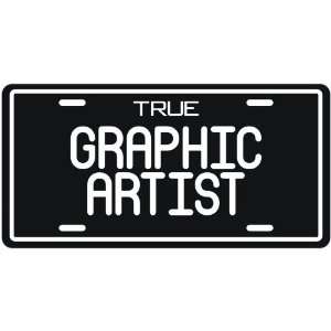  New  True Graphic Artist  License Plate Occupations 