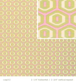 Amy Butler Midwest Modern Honeycomb Ivory Quilt Fabric  