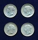 HONG KONG Dollars 1897 Coins Ten cents 10 cents  