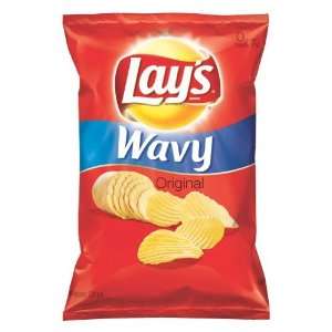 lays wavy original potato chips   15.125 oz bag PACK OF 2:  