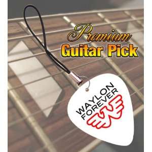  Waylon Jennings Premium Guitar Pick Phone Charm: Musical 