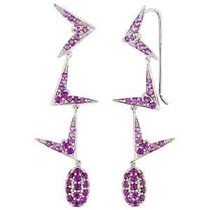  Amethyst and silver earrings. Vanna Weinberg Jewelry