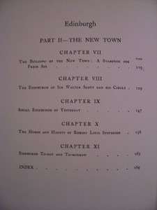 Edinburgh SCOTLAND Rosaline Masson Vintage Book HC Adam & Charles 