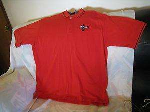 Mens Extra Large Coca Cola United MOJO Red Golf Polo Shirt L@@K  
