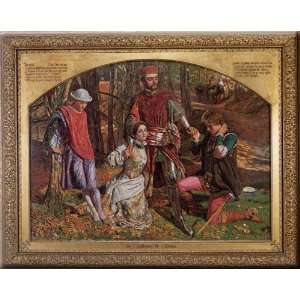   Sylvia from Proteus 16x13 Streched Canvas Art by Hunt, William Holman