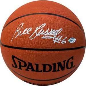  Bill Russell Signed Official Leather Basketball Sports 